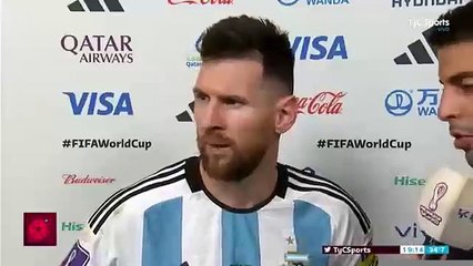 Lionel Messi s'en prend à Wout Weghorst en pleine interview !