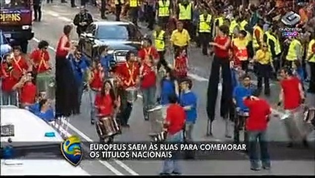Confira as comemorações dos títulos nacionais pela Europa