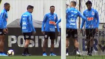 Imagens do treino do Corinthians desta segunda-feira