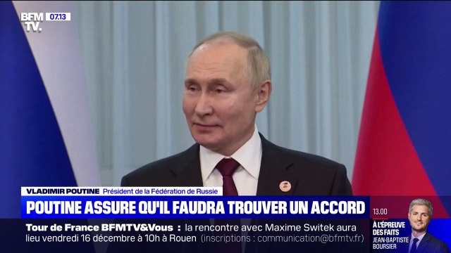Il nous faudra trouver un accord : Poutine s'exprime sur l'issue du conflit avec l'Ukraine