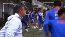 Imagens do treino do Santos desta quarta-feira
