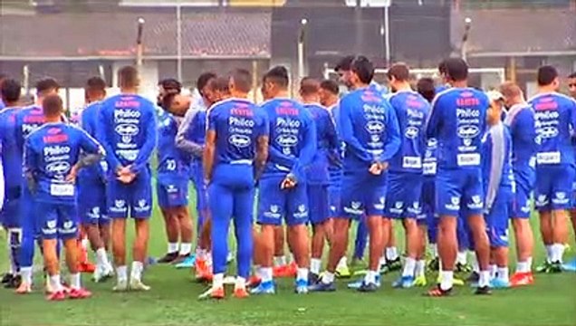 Imagens do treino do Santos desta terça-feira