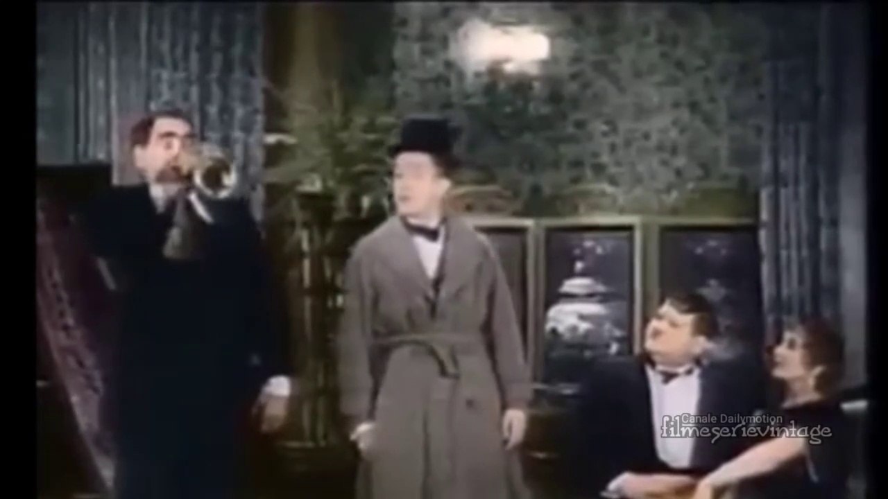STANLIO E OLLIO A COLORI "Annuncio Matrimoniale" 1934 STAN LAUREL e OLIVER HARDY