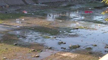 Suyu kesilen kanallar çöplük oldu