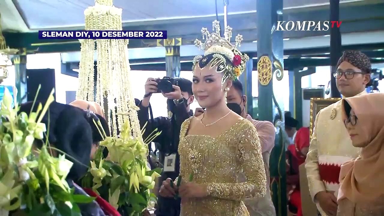 Khidmat Prosesi Panggih Pengantin Kaesang Pangarep Dan Erina Gudono 