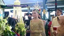 Khidmat Prosesi Panggih Pengantin Kaesang Pangarep dan Erina Gudono