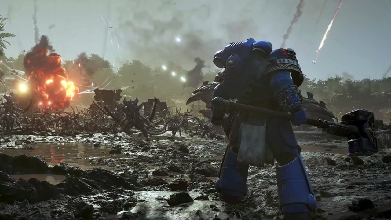 Space marine 2: im trailer geht es mit kettensägenschwert gegen tyraniden
