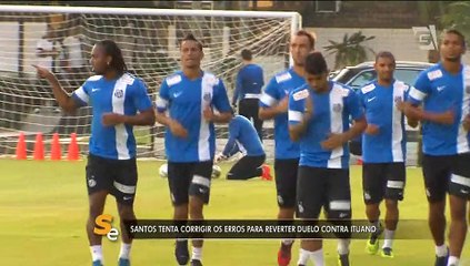 Santos trabalha para corrigir erros da primeira final e reverter resultado contra Ituano