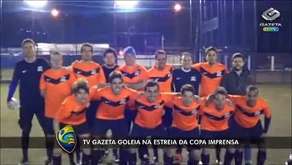 Confira a estreia da TV Gazeta na Copa Imprensa