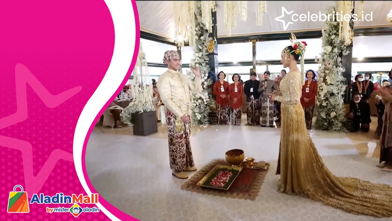 Usai Akad Nikah, Kaesang Pangarep dan Erina Gudono Jalani Rangkaian Prosesi Panggih