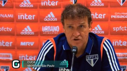 Coletiva do técnico Cuca após vitória do São Paulo no Maracanã