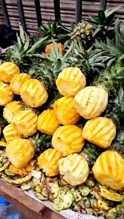 Instant Making Pineapple Lollipop of Bangladesh - Bangladeshi Street Food #shorts_2