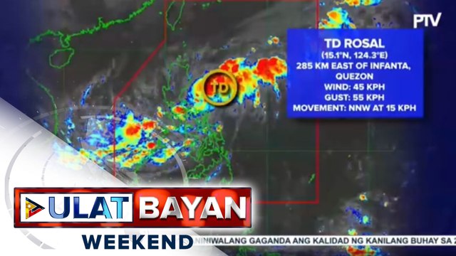 TCWS No. 1, nakataas sa anim na lugar sa Catanduanes dahil sa Bagyong #RosalPH