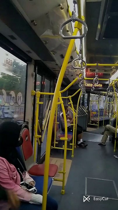 Transjakarta 13B dari Puri Beta ke Pancoran Barat