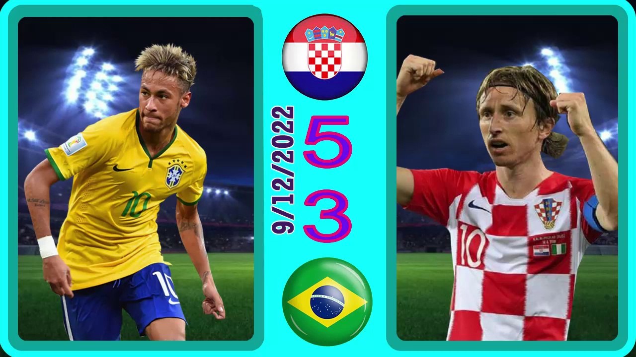 Croatia 5-3 Brazil -- البرازيل3-5كرواتيا  - world cup 2022 كأس العالم
