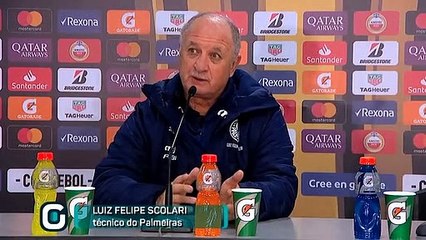 Felipão valoriza empate do Palmeiras na Argentina