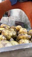 Patatesten Makarna Yapımı