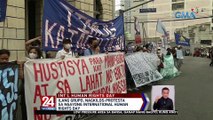 Ilang grupo, nagkilos-protesta sa ngayong International Human Rights Day | 24 Oras Weekend