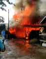 Kebakaran di Jalan Gerilya Banjarmasin, Satu Rumah dan Kendaraan Ludes Terbakar