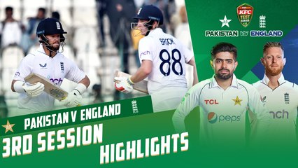 3rd Session Highlights | Pakistan vs England | 2nd Test Day 2 | PCB | MY2T