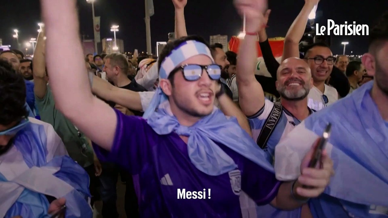 Coupe du monde : les Argentins explosent de joie après leur victoire contre les Pays-Bas
