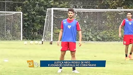 Justiça nega pedido de Pato que continua no Corinthians