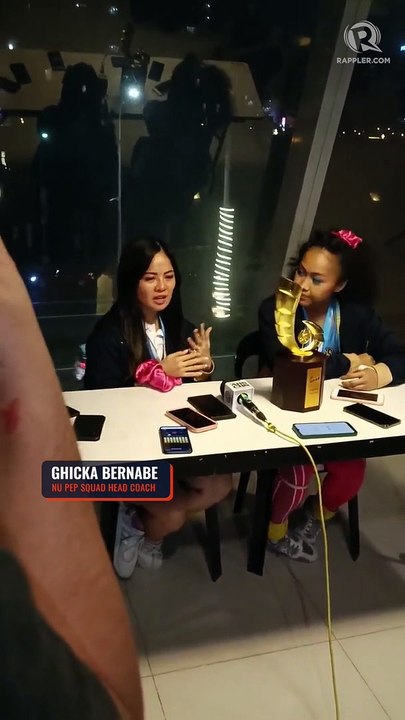 NU Pep Squad head coach Ghicka Bernabe is stepping down