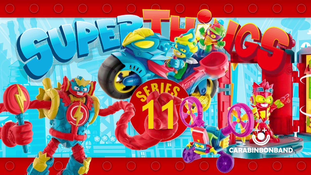 SUPERTHINGS 11 NEON POWER - vehículos, robots y bases secretas - By CARA BIN BON BAND