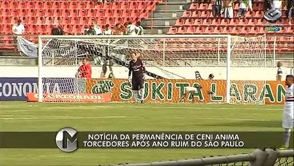 Renovação de Ceni anima torcedores após ano ruim do São Paulo
