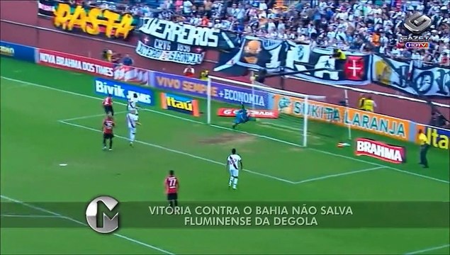 Assista aos gols que definiram o rebaixamento de Fluminense e Vasco