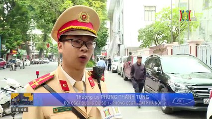 Ra quân xử lý đỗ dừng xe sai quy định