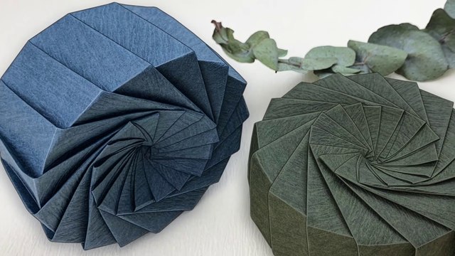 DIY Gift Wrapping - Making Origami Gift Box with Paper Twist Box Folding