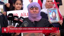 Diyarbakır'daki evlat nöbetinde aile sayısı 339 oldu