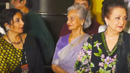 Saira Banu At Dilip Kumar's 100th Birth Anniversary Tribute At PVR