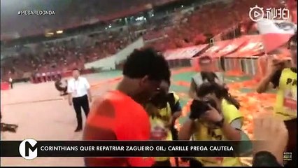 Veja imagens da despedida do zagueiro Gil na China