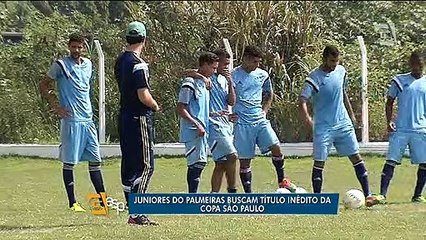 Juniores do Palmeiras buscam título inédito na Copinha