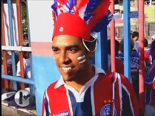 Bastidores da torcida do Bahia