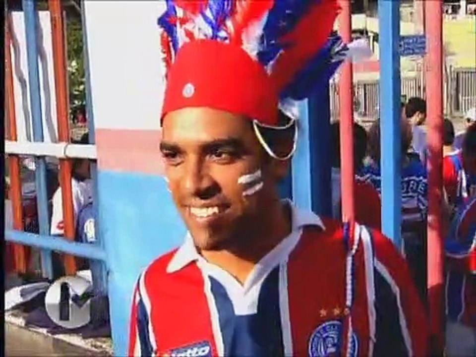 Bastidores da torcida do Bahia