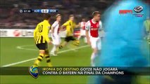 Mario Götze sente lesão e está fora da final da Champions