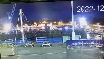 As imagens da explosão que vitimou pelo menos uma pessoa em Jersey