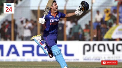 Ishan Kishan made double century . IND vs BAN 3rd Odi 2022