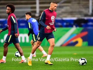 Treino da Seleção Brasileira no Itaquerão