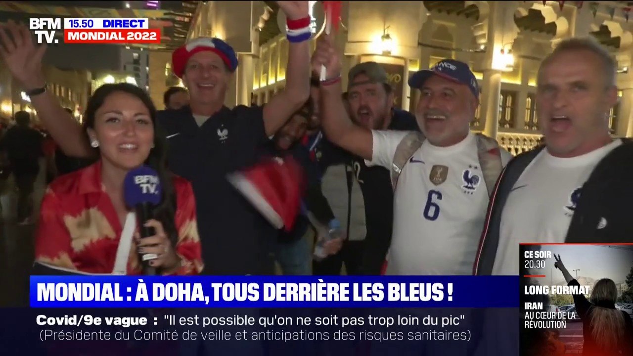 Coupe du monde au Qatar: les supporters français à Doha prêts pour le match des Bleus contre l'Angleterre