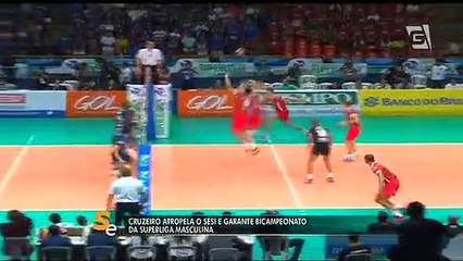 Cruzeiro bate Sesi e é campeão da Superliga Masculina
