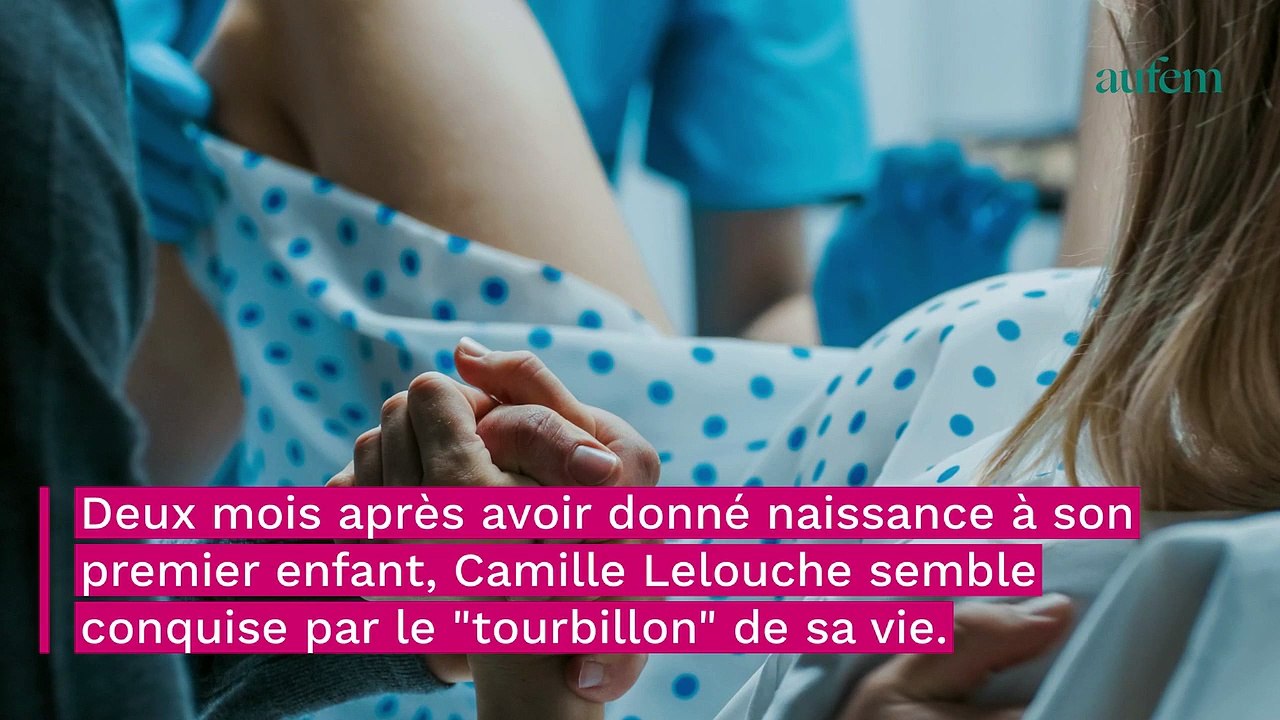Camille Lellouche maman : sa vidéo hilarante des chansons qu’elle chante à sa fille