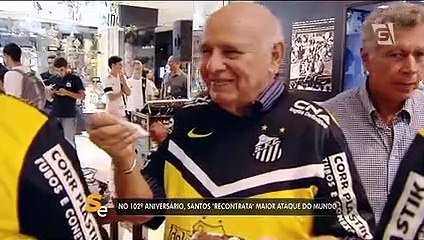 Download Video: Santos celebra aniversário de 102 anos “recontratando” ídolos eternos