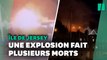 À Jersey, les images impressionnantes de l’explosion d’un immeuble