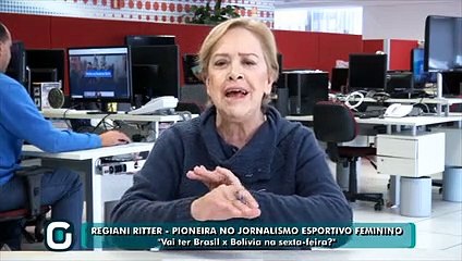 Regiani Ritter Vai ter Brasil x Bolívia na sexta-feira