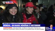 L'euphorie des supporters marocains, après la victoire des Lions de l'Atlas face au Portugal