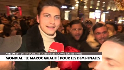 Adrien Spiteri en direct des Champs-Élysées : «Cette victoire est historique»